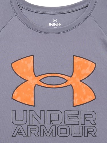 Image of Under Armour Boys' Tech Hybrid Printed Fill Short-Sleeve T-Shirt