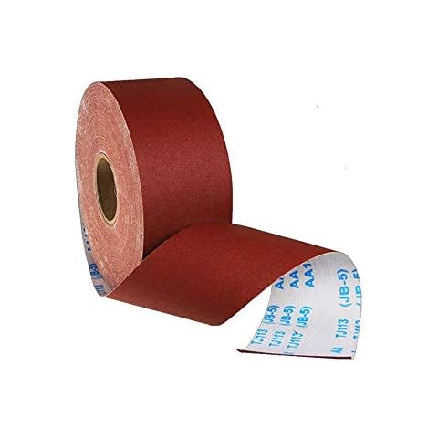 Emery Cloth - MASO 1 Meter 80 Grits Emery Cloth Roll Abrasive Flexible Cloth Sanding Paper Grinding Polishing Tools widely use for Contoured Surface & Curved Surface Cover
