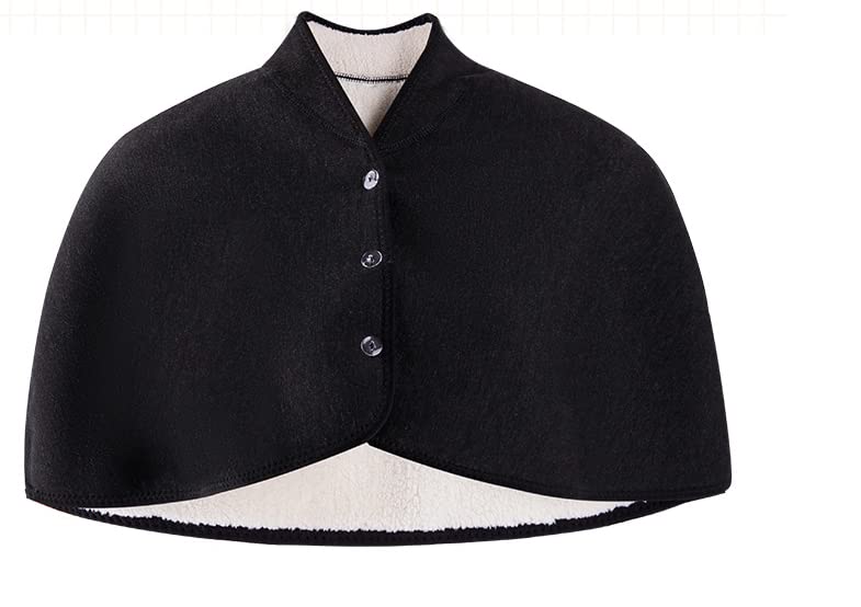 Châle Chaud à Épaules Pour Femmes - Poncho Pelucheux Portable, Cape Col Et Épaules Chaudes, Couverture Douce Pour Intérieur Et Extérieur