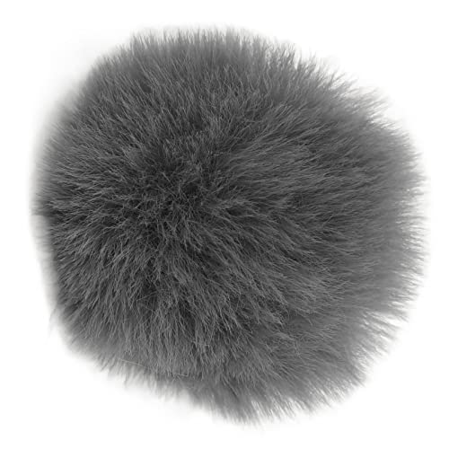 Microfone para ambientes externos, abafador de para-brisas, microfones de lapela de pele artificial,