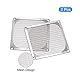 sourcing map 2er Pack 92mm Filter Gitter Edelstahl Netz Staubgeschützt Kaste für Computer