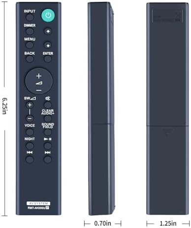 RMT-AH200U Remote Replacement for Sony Soundbar, No Programming image 5
