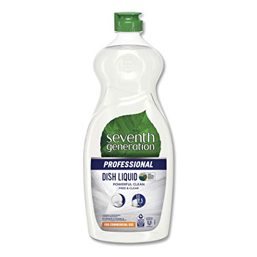 Seventh Generation Natural Dish Liquid Free & Clear, 25 Oz. Bottle 12/Case
