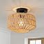 Rattan Ceiling Light