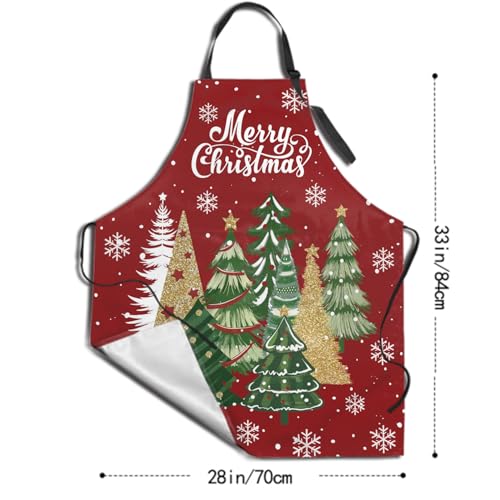 DZGlobal Avental ajustável com bolsos aventais de restaurante duráveis para chefes de cozinha aventa