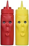 Kikkerland Blink Ketchup and Mustard Bottles