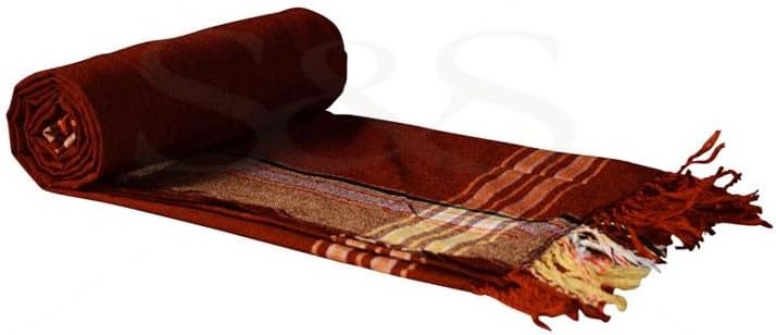 Dark Brown African Wrap Kikoi | African kikoy | Swahili Wrap | Beach Wrap Luxuriate in Style with our Handwoven Yarn Kikoi Beach Towel