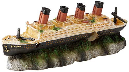 Europet Bernina 234-237601 Bubble-Decor Schiffswrack (Titanic) 39 x 11 x 14 cm