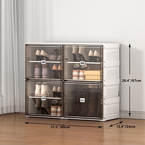 Organisateur de chaussures cube portable étanche et modulable gain de place