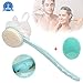 Produktbild HOTLIKE Badebürste Körperbürste, 2 PCS, Körperbürste Rückenbürste Double-Sided + Gesichtsbürste Silikon, 2 in 1 Badebürste und Bath Ball Set, Peelingbürste Massagebürste Schrubber mit Langem Griff