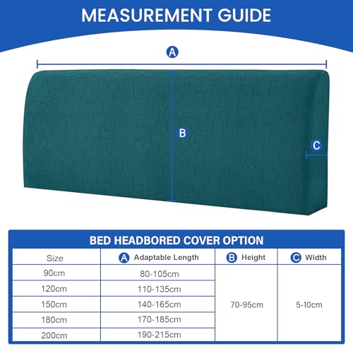 Ystyle Bettkopfteil Bezug, Weicher Staubdicht Headboard Cover, Abnehmbarer Strecken Kopfteil Bezug… – Ansicht 2