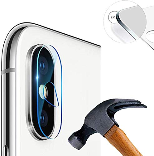 Lusee 2 Piezas Cristal Templado Lente Cámara iPhone