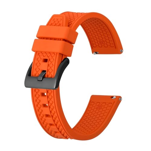 Bracelet de montre de sport fluororubber pour natation 22mm
