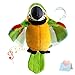 Houwsbaby Speaking Parrot Record Repeats Electronic Bird Talking Pet Stuffed Animal Waving Wings Plush Toy Interactive Animated Kids Gift, 9 in (Green)
