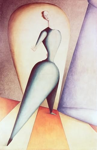 Oskar Schlemmer la danseuse toile moderne pour habiller un grand mur de salon