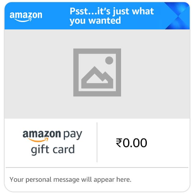 Amazon.in: Amazon Pay eGift Card - Generic - Prime just what you wanted ...