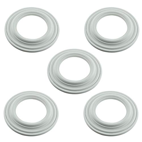 Renovators Supply Manufacturing Spot Light Ring White Trim 5" ID