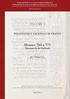 Bibliotheque Nationale de France: Hebreu 763 a 777. Manuscrits de Kabbale 2503545467 Book Cover