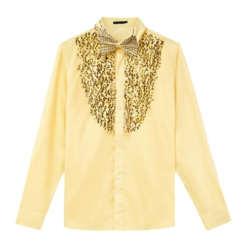 Camiseta de manga larga con lentejuelas para ropa de baile grupal 2