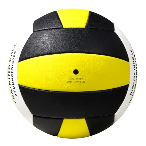 Image of RUN2PEAK Heavy Weight Volleyball Ball Official Size 5 Setter Training Volleyballs PU Practice Volley Balls for Indoor Rebounder Equipment Setters Weighted Volleyball Setting Trainer