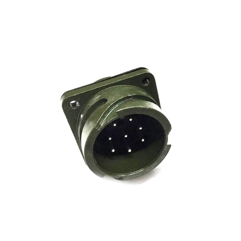 Military Spec Connectors MS3102A22-18 Circular Connector MIL-DTL-5015 Series Box Mount Receptacle 8 Contacts Solder Pin Bayonet Connector