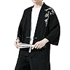 PRIJOUHE Mens Kimono Jacket Casual Lightweight Cot... #5