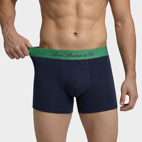 Image of Levi's Cotton Elite Trunk | Premium Men's Trunk Underwear | 4-Way Stretch | Outer Elastic Waistband | H-Pocket | Style 072 | Pack of 1