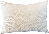 Organic Latex Shredded Pillow, King Size [GOLS Certified], Luxurious Organic Cotton Cover, Micro...