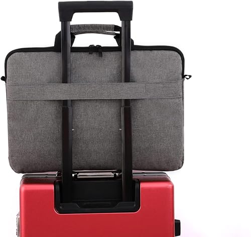 Image of Dynotrek Tonner Black 11.6 inch Tablet Messenger Sleeve Laptop Case Cover with Detachable Shoulder Strap Dust-proof Sling Side Hand Bag for Men Women | Detachable Shoulder Strap