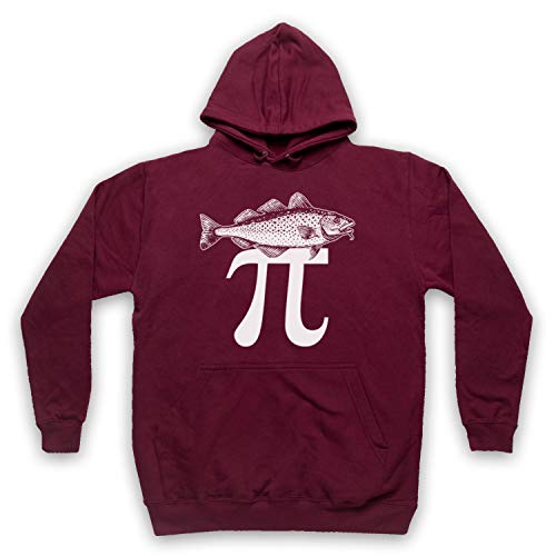 Sweat a capuche Maths Fish Pi Pie pour adultes