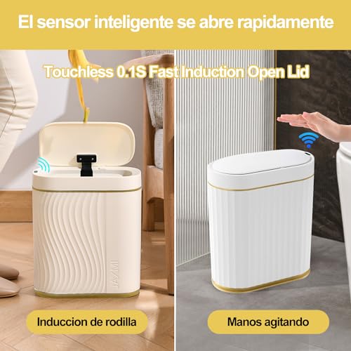 Mejores comprativas On-line Bote basura automático baño disponible en línea. 27 Imagen adicional