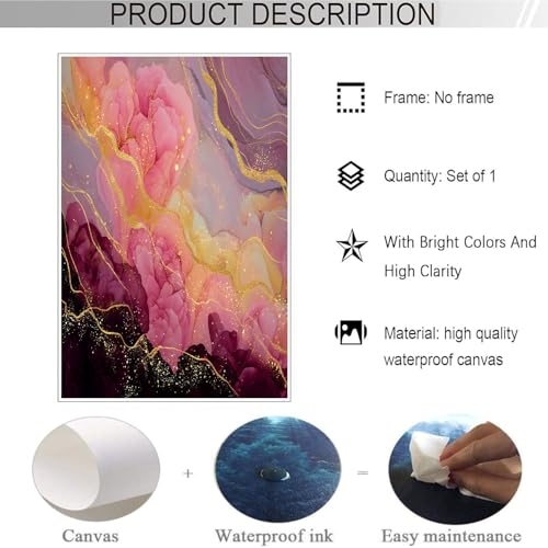 Paneles decorativos para pared que transforman tu salón con elegancia de mármol rosa 7
