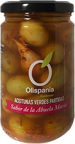 Aceituna Receta de Abuela Olispania P.neto 300 gr. Aliñada (Pack 3 botes)