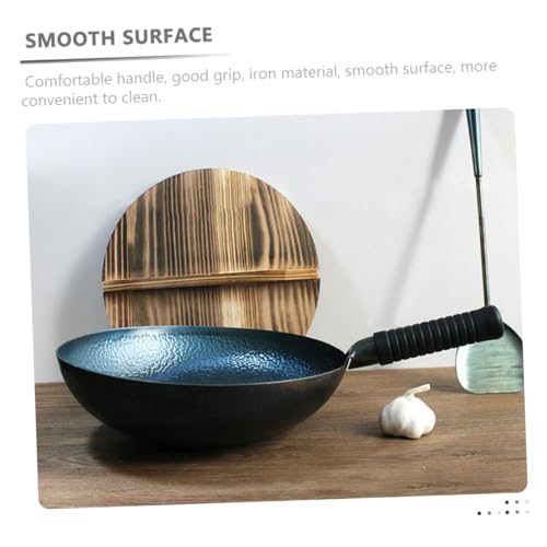 Wok de hierro tradicional con recubrimiento antiadherente miniatura 3