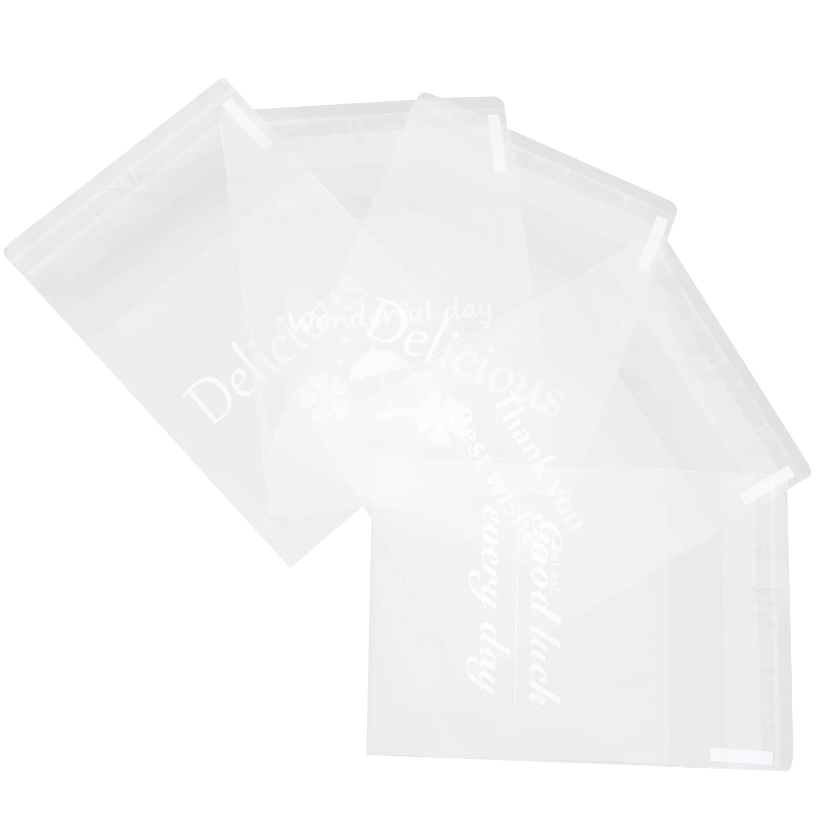 iplusmile 100pcs Biscuit Packaging Bag Cookie Bags for Giving Biscuits Bags Self Sealing Treats Bags Cookie Bags for Packaging Party Treats Bags Cranberry Composite Material