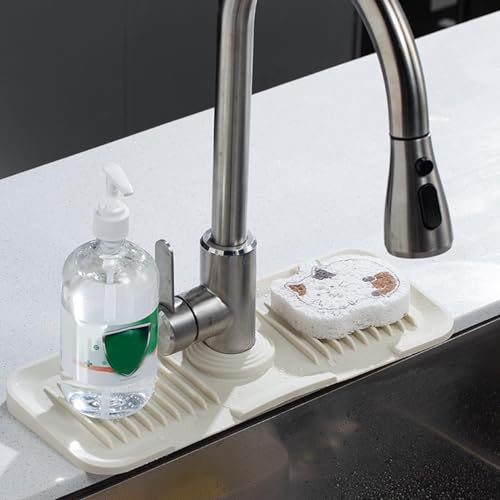 Protector contra salpicaduras para grifo con silicona duradera de alta densidad 4