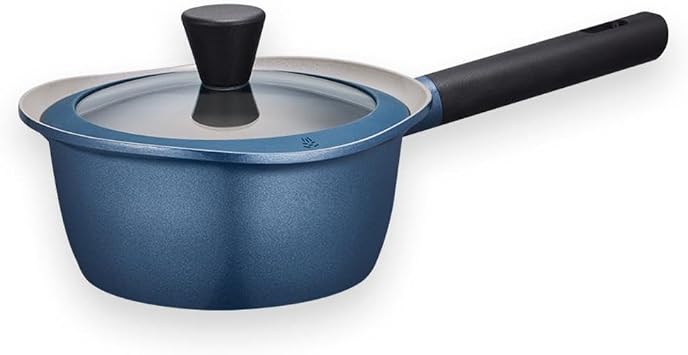 chaeum 7.08 inch ceramic sauce pot, one handle, casserole, multi pot