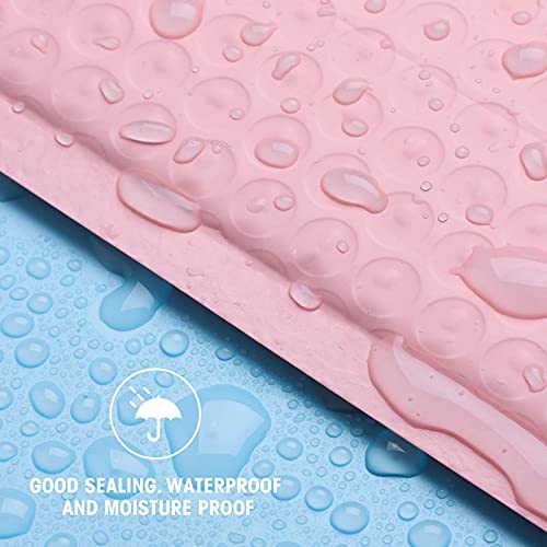 Image of Metronic Bubble Mailers 10.5x16 Inch 250 Pack Light Pink Bubble Mailer Usable Size 10.5x15 inch Self Seal Waterproof Padded Envelopes for Packaging, Mailing, Shipping, Small Business Supplies Bulk