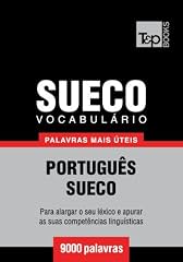 Capa de Vocabulário Português-Sueco - 9000 palavras mais úteis