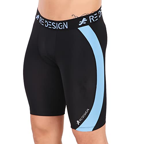 Image of ReDesign Apparels Nylon Compression Shorts Tights for Multi Sports (Color Options)