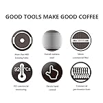 QJRGUY Semi-Automatic Machine, Espresso with Milk Frother, Latte and Cappuccino Coffee Maker, 15 of Pressure, 1.7L Tank, 1450W, Stainless Steel - Image 5