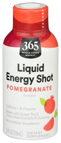 Image of 365 by Whole Foods Market, Liquid Energy Shot, Pomegranate, 2 fl oz