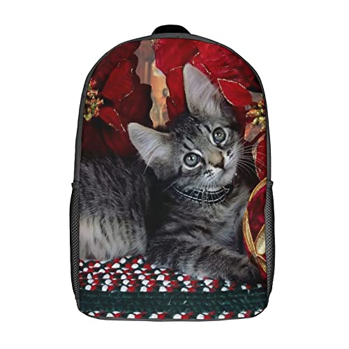 Sac à dos cartable pour enfants à motif chat parfait pour la rentrée scolaire