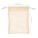 SOIMISS Cotton Linen Soap Storage Bags Drawstring Mesh Foaming Soap Pouch for Bath Shower (Mixed Color)