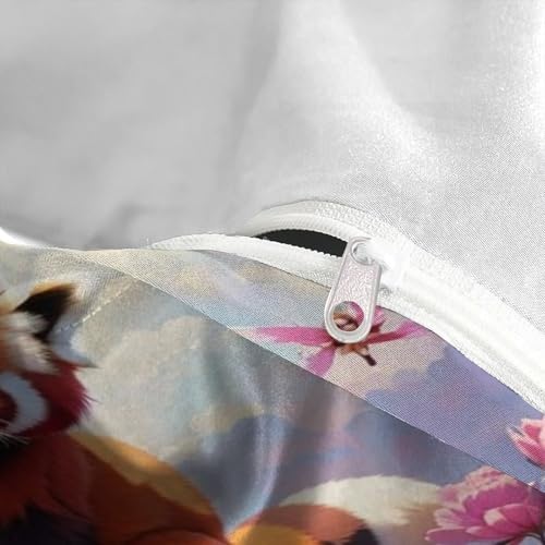 Housse de couette renard infroissable parure lit zip 200x200 - 5