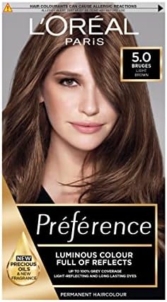 L'Oreal Paris Preference Hair Dye, Long Lasting, Luminous Permanent Hair Colour, 74, Dublin
