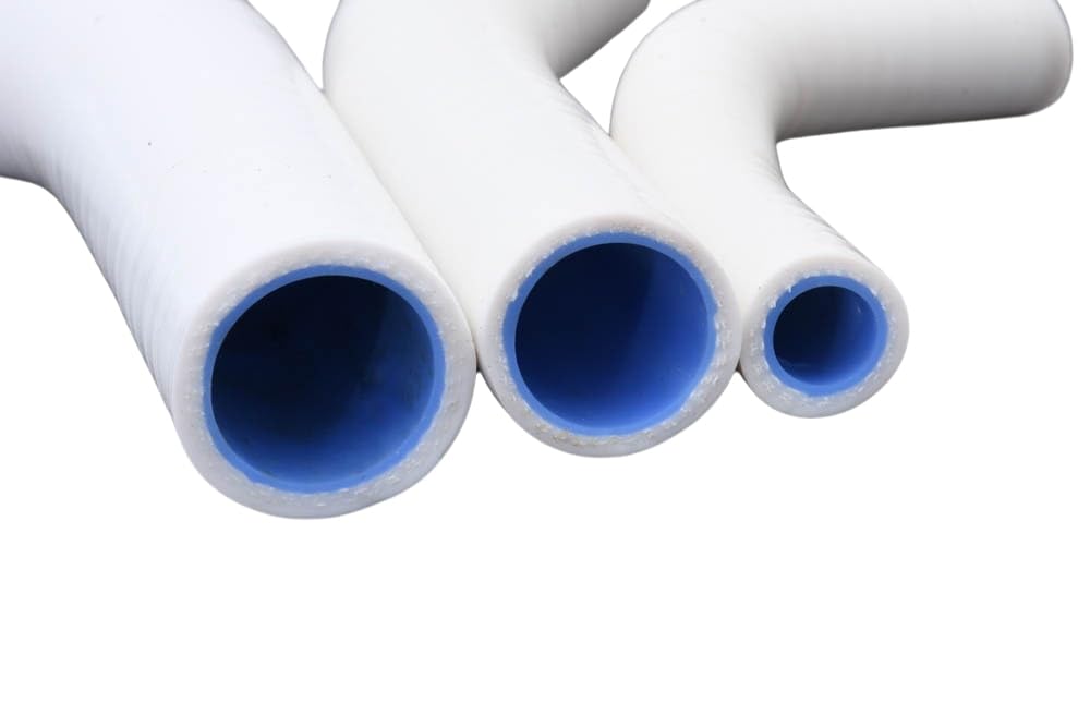 avdb-moto Kit Tubi Manicotti Radiatore Acqua Compatibile con HONDA CBR 600 RR 600RR PC37 2003-2004 (Bianco)