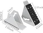 Extension Ladder Parts, Shoe kit for Extension Ladders, Aluminium Extension Ladder, Safety Extension Ladder Feet for Ladder Anti-Skid Feet Set Safe Ladder Replacement Feet Ladder Accessories Loopunk