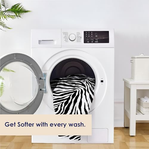 Image of SGI 108 inchx108 inch 4 Pc Alaskan King Sheet Set 600 TC 15 inch Deep, Zebra Print