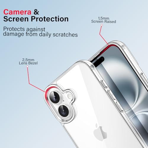 Image of KACA Clear Back Cover Case for Apple iPhone 17 |Case for iPhone 17|Shockproof Bumper TPU Protective Design|Apple iPhone 17 Back Cover- Transparent